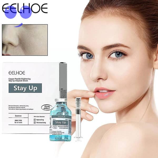 سرم آمپول روشن کننده پپتاید Stay Up برند Eelhoe 6 سرم آمپول روشن کننده پپتاید Stay Up برند EELHOE