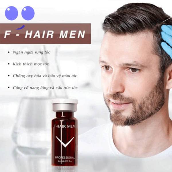 کوکتل درمان طاسی سر فیوژن F-Hair Men 6 کوکتل درمان طاسی سر فیوژن F-HAIR MEN